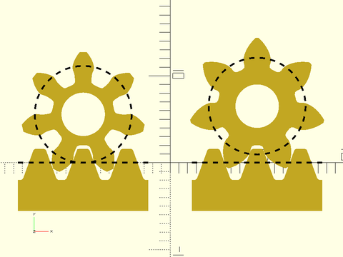 spur\_gear2d() Example 6