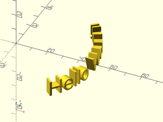 cylindrical\_extrude() Example 2