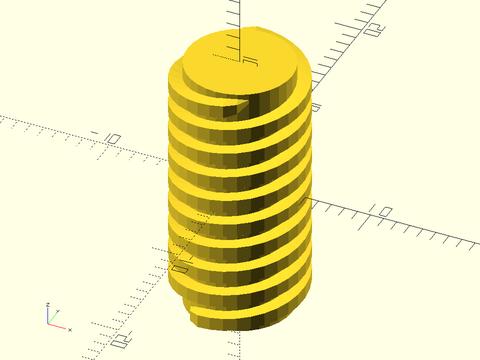 square\_threaded\_rod() Example 2