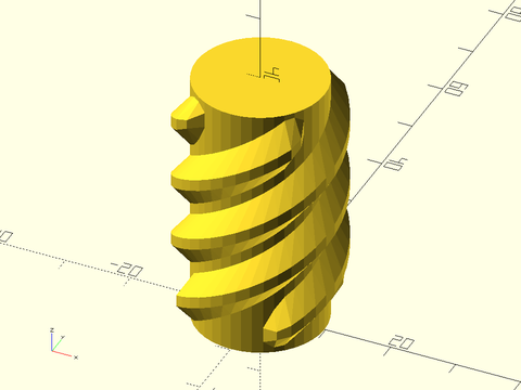 trapezoidal\_threaded\_rod() Example 12