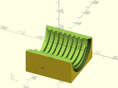 trapezoidal\_threaded\_rod() Example 15