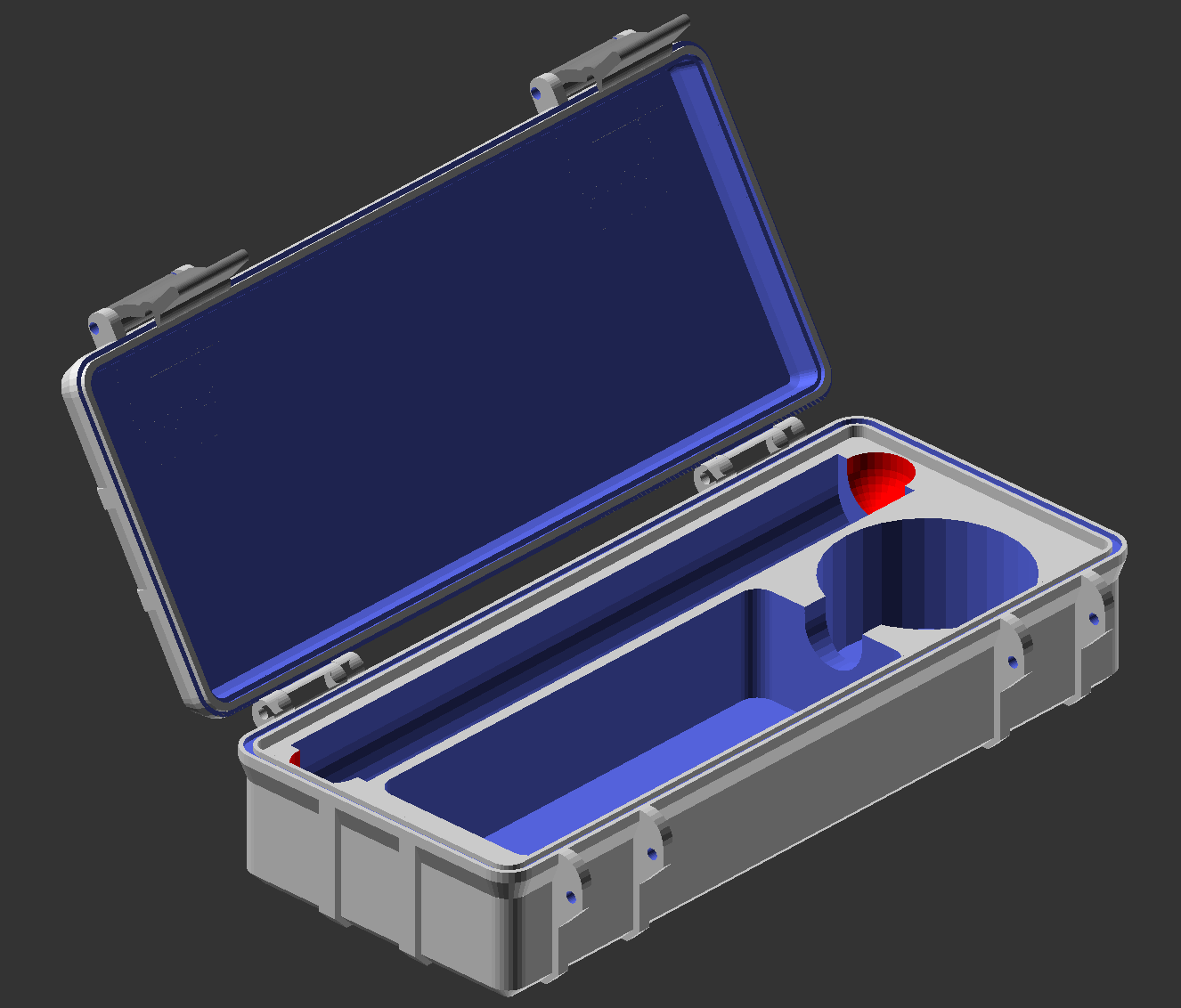 Render of the smoking box